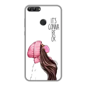 Чехол Стильные девушки на Huawei P Smart, Enjoy 7s, FIG-LA1 (Девушка в маске)