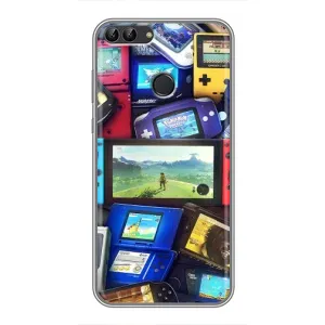 Чехол с рисунком «Джойстики» для Huawei P Smart (Enjoy 7s, FIG-LA1)
