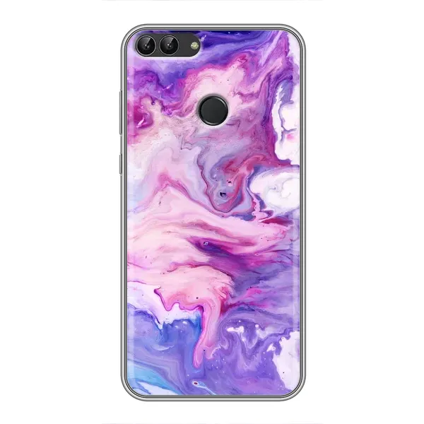 Чехол с рисунком «Фиолетовый мрамор» для Huawei P Smart (Enjoy 7s, FIG-LA1) Чехол с рисунком «Фиолетовый мрамор» для Huawei P Smart (Enjoy 7s, FIG-LA1)