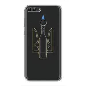 Чехол с картинкой (Патриотический ГЕРБ) на Huawei P Smart, Enjoy 7s, FIG-LA1 (Герб - Молотова)