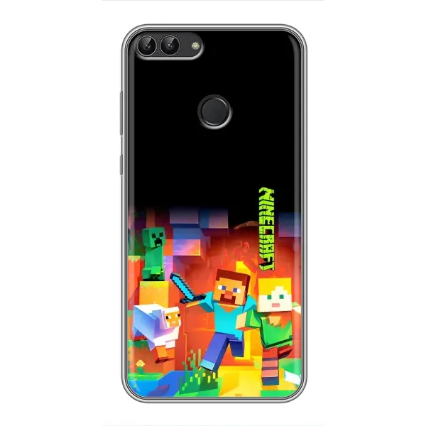 Чехол с рисунком «Герой Майнкрафт» для Huawei P Smart (Enjoy 7s, FIG-LA1) Чехол с рисунком «Герой Майнкрафт» для Huawei P Smart (Enjoy 7s, FIG-LA1)