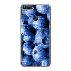 Чохол з зображенням смачної їжі для Huawei P Smart, Enjoy 7s, FIG-LA1 (Лохина)