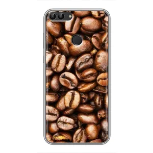 Чохол з зображенням смачної їжі для Huawei P Smart, Enjoy 7s, FIG-LA1 (Кава)