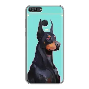 Чохол ДОБЕРМАН  для Huawei P Smart, Enjoy 7s, FIG-LA1 (Король доберман)