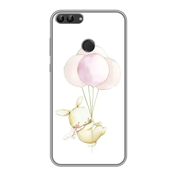 Чехол с рисунком «Кролик и шарики» для Huawei P Smart (Enjoy 7s, FIG-LA1) Чехол с рисунком «Кролик и шарики» для Huawei P Smart (Enjoy 7s, FIG-LA1)
