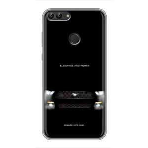 Чехлы с тематикой "Крутые машины" на Huawei P Smart, Enjoy 7s, FIG-LA1 (Черный Land Rover)