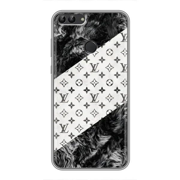 Чехол с рисунком «LV на белом» для Huawei P Smart (Enjoy 7s, FIG-LA1)