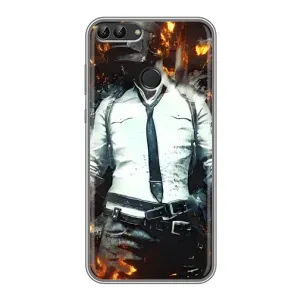 Чохол з картинкою "Герой Pubg" на Huawei P Smart, Enjoy 7s, FIG-LA1 (Man Пубг)
