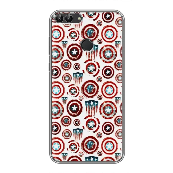 Чехол с рисунком «Марвел щиты» для Huawei P Smart (Enjoy 7s, FIG-LA1) Чехол с рисунком «Марвел щиты» для Huawei P Smart (Enjoy 7s, FIG-LA1)