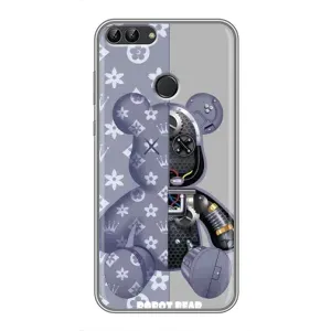 Силіконовий чохол для Huawei P Smart, Enjoy 7s, FIG-LA1 (Ведмідь Louis Vuitton)