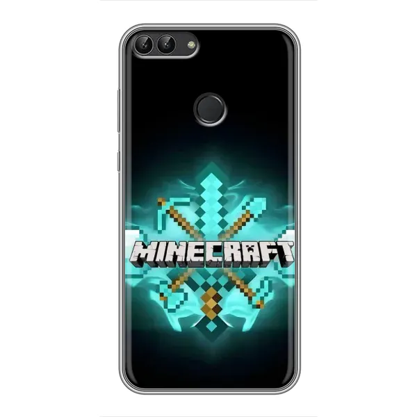 Чехол с рисунком «MineCraft 2» для Huawei P Smart (Enjoy 7s, FIG-LA1)