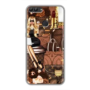 Чохол Стиль Louis Vuitton на Huawei P Smart, Enjoy 7s, FIG-LA1 (Мода Луі Віттон)