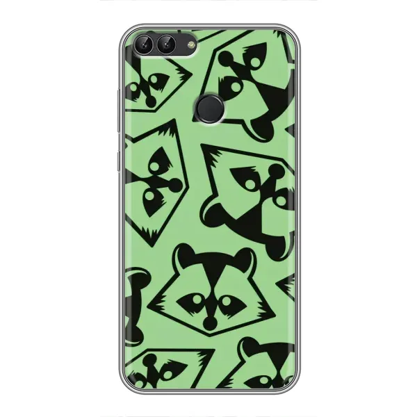 Чехол с рисунком «Мордочки Енота» для Huawei P Smart (Enjoy 7s, FIG-LA1) Чехол с рисунком «Мордочки Енота» для Huawei P Smart (Enjoy 7s, FIG-LA1)