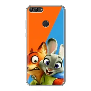 Чохли ЗООТРОПОЛІС для Huawei P Smart, Enjoy 7s, FIG-LA1 (Нік і Хопс)