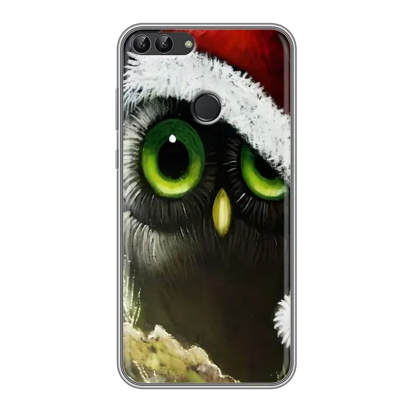 Чехол с рисунком «Новогодняя Сова» для Huawei P Smart (Enjoy 7s, FIG-LA1) Чехол с рисунком «Новогодняя Сова» для Huawei P Smart (Enjoy 7s, FIG-LA1)
