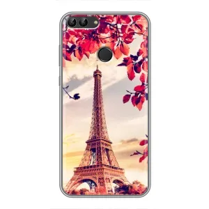 Чехол с рисунком «Paris photo» для Huawei P Smart (Enjoy 7s, FIG-LA1)