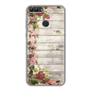 Чохли з тематикою "КВІТИ" на Huawei P Smart, Enjoy 7s, FIG-LA1 (Плетені квіти)