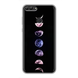 Чехол (ТПУ) с планетами на Huawei P Smart, Enjoy 7s, FIG-LA1 (Плнеты)