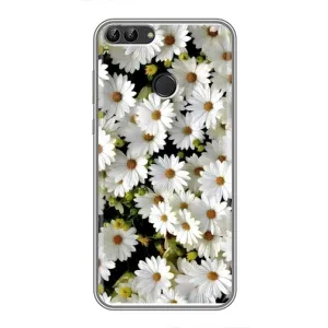 Чохол з ромашками на Huawei P Smart, Enjoy 7s, FIG-LA1 (Рамка в ромашках)