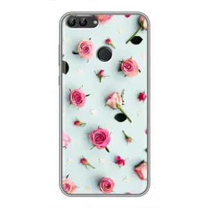 Чохли з принтом Троянд для Huawei P Smart, Enjoy 7s, FIG-LA1 (Різні квіти)