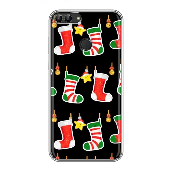 Чехол с рисунком «Рождественские подарки» для Huawei P Smart (Enjoy 7s, FIG-LA1)