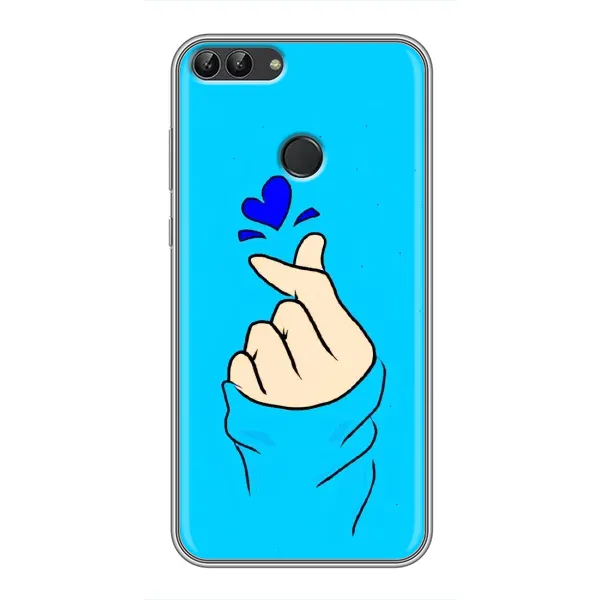 Чехол с рисунком «Сердце на синем» для Huawei P Smart (Enjoy 7s, FIG-LA1) Чехол с рисунком «Сердце на синем» для Huawei P Smart (Enjoy 7s, FIG-LA1)