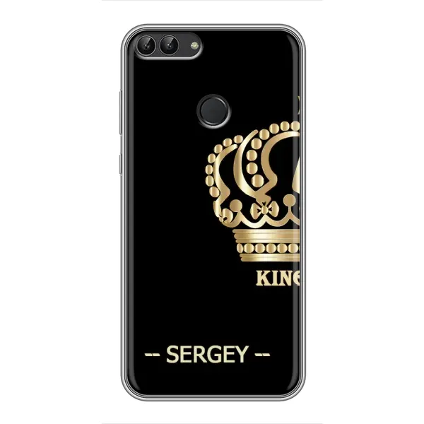 Чехол с рисунком «SERGEY» для Huawei P Smart (Enjoy 7s, FIG-LA1)