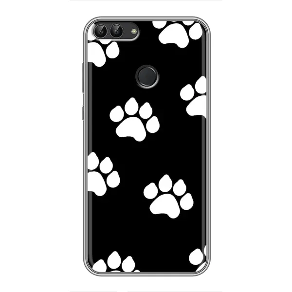 Чехол с рисунком «Следы собак» для Huawei P Smart (Enjoy 7s, FIG-LA1) Чехол с рисунком «Следы собак» для Huawei P Smart (Enjoy 7s, FIG-LA1)
