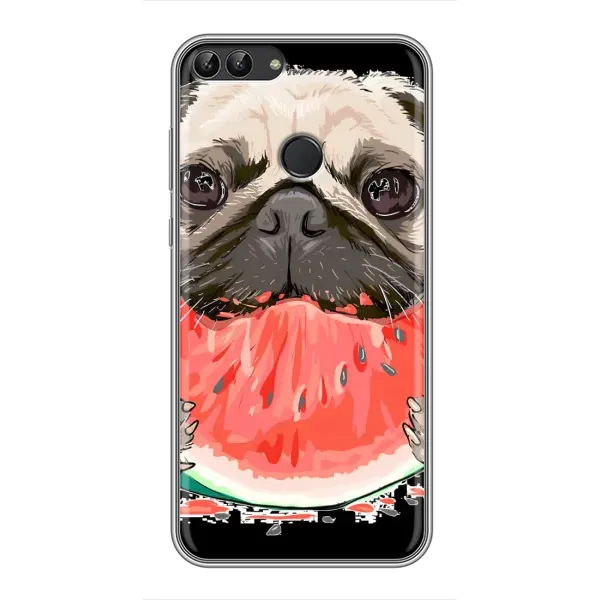 Чехол с рисунком «Смешной Мопс» для Huawei P Smart (Enjoy 7s, FIG-LA1) Чехол с рисунком «Смешной Мопс» для Huawei P Smart (Enjoy 7s, FIG-LA1)