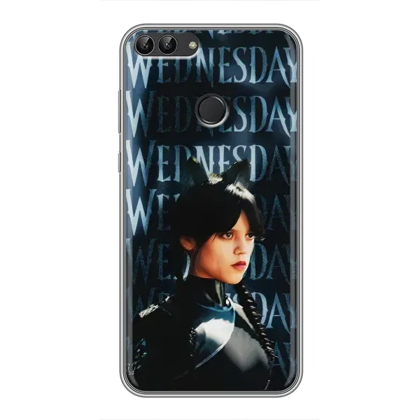 Чехол с рисунком «Уэнздей с ушками» для Huawei P Smart (Enjoy 7s, FIG-LA1) Чехол с рисунком «Уэнздей с ушками» для Huawei P Smart (Enjoy 7s, FIG-LA1)