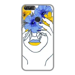 Чохол на Huawei P Smart, Enjoy 7s, FIG-LA1 (Український дизайн) (Українка на всю голову)