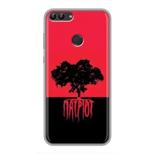 Чехлы УПА (Красно-Чёрный) на Huawei P Smart, Enjoy 7s, FIG-LA1 (УПА Патриот)