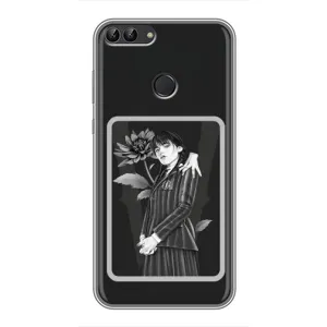Чехлы с принтом Уэнсдей на Huawei P Smart, Enjoy 7s, FIG-LA1 (Венсдей картина)