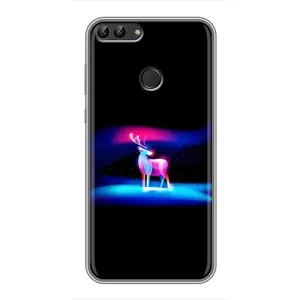 Силіконовий бампер з картинкою звірів для Huawei P Smart, Enjoy 7s, FIG-LA1 (Яскравий олень)