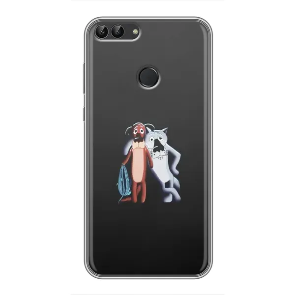 Чехол с рисунком «Шо, опять» для Huawei P Smart (Enjoy 7s, FIG-LA1)