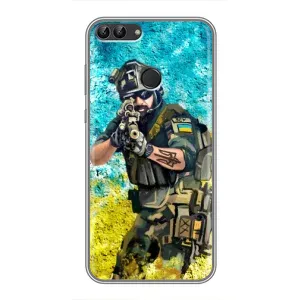 ЗСУ Чехлы (TPU) для Huawei P Smart, Enjoy 7s, FIG-LA1 (ЗСУ Воин)