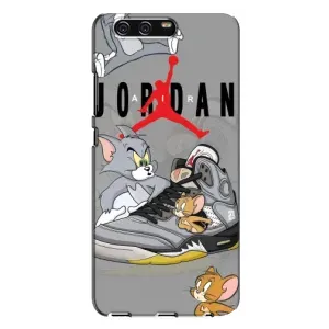 Силиконовый Чехол Nike Air Jordan на Хуавей П10 Плюс (Air Jordan)