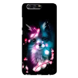 Чехол с Лисичкой для Huawei P10 Plus, VKY (Черная Лиса)