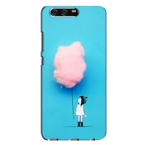 Дівчачий Чохол для Huawei P10 Plus, VKY (Дівчинка з хмаринкою)