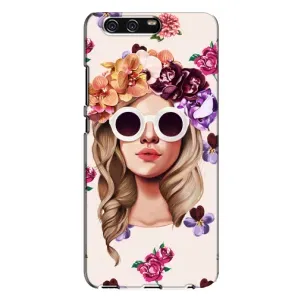 Чохол з картинкою Модні Дівчата Huawei P10 Plus, VKY (Дівчина в окулярах)