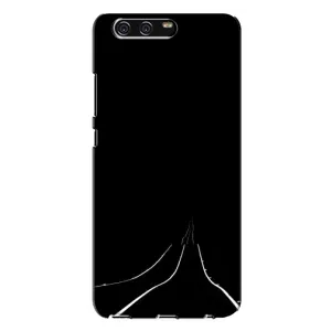 Чехол с картинками на черном фоне для Huawei P10 Plus, VKY (Дорога)