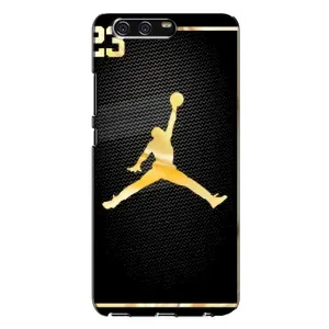 Силиконовый Чехол Nike Air Jordan на Хуавей П10 Плюс (Джордан 23)