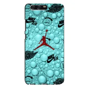Силиконовый Чехол Nike Air Jordan на Хуавей П10 Плюс (Джордан Найк)