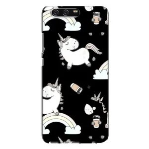 Чохол Unicorn на Huawei P10 Plus, VKY (Єдинорог з кавою)