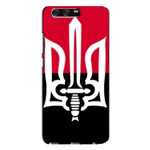 Чехлы УПА (Красно-Чёрный) на Huawei P10 Plus, VKY (Герб Украины)