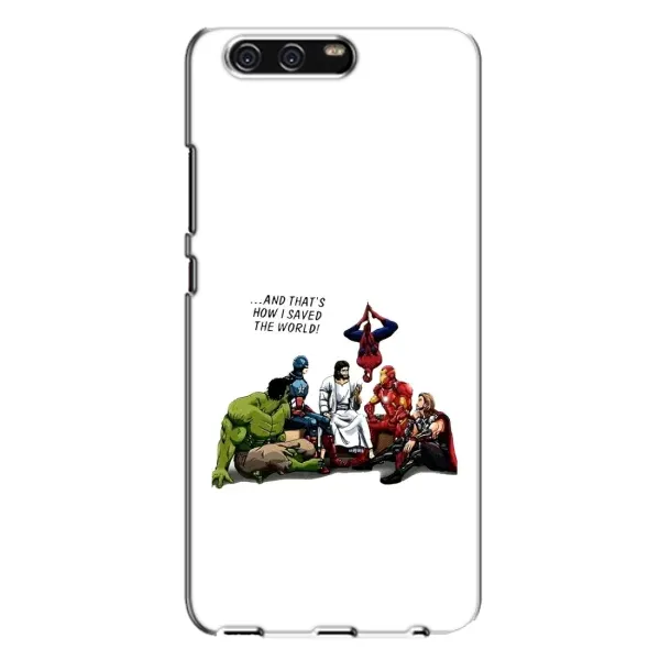 Чехол с рисунком «Иисус супергерой» для Huawei P10 Plus (VKY)