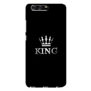 Чохол (Корона на чорному фоні) для Хуавей П10 Плюс (KING)