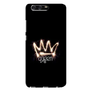 Чохол (Корона на чорному фоні) для Хуавей П10 Плюс (Корона)