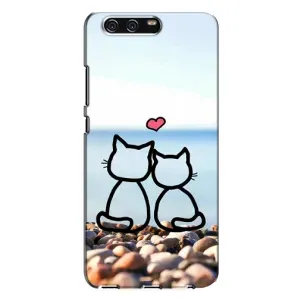 Силіконові Чохли Коханій людині для Huawei P10 Plus, VKY (Котейки)