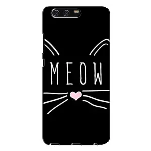 Бампер с изображением Котиков для Хуавей П10 Плюс (КОТИК MEOW)